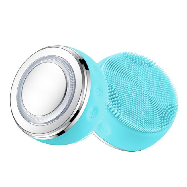 RadianceGlow™ 2-in-1 LED Silicone Facial Cleanser & Massager