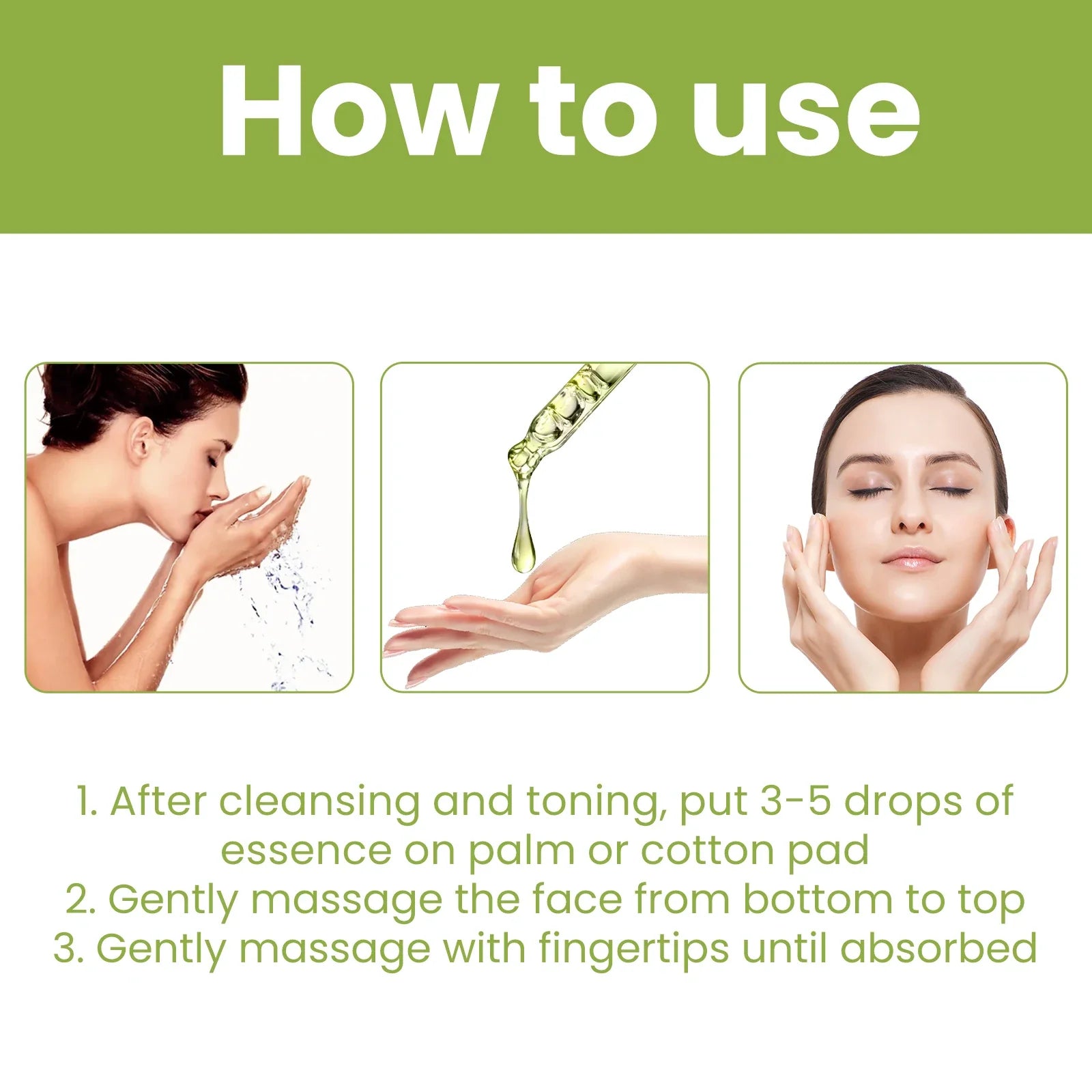 EELHOE Sea Grape Polypeptide Facial Essence Fade Fine Line Anti-wrinkle Firming Skin Lifting Moisturizing Booster Face Serum