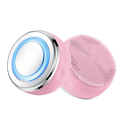 RadianceGlow™ 2-in-1 LED Silicone Facial Cleanser & Massager