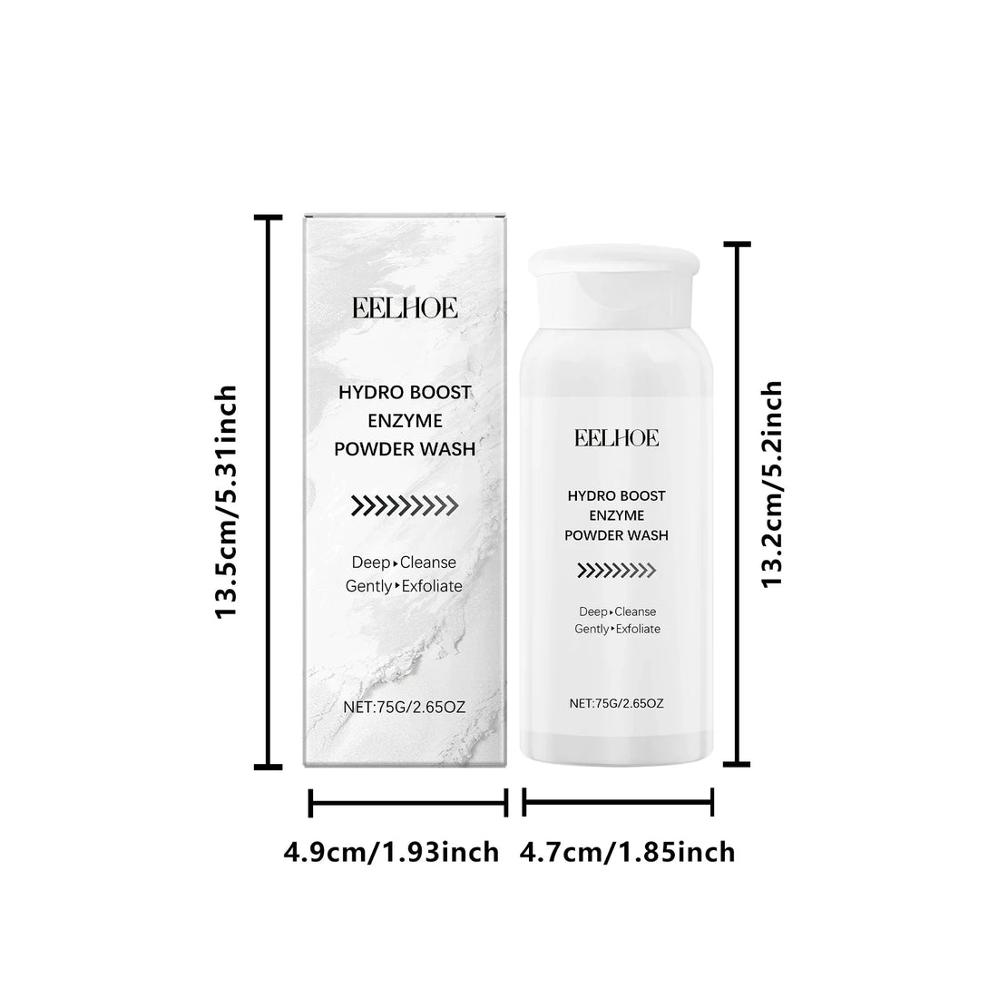 Enzyme Face Powder Wash Skin Oil Control Clean Facial Pores Remove Blackheads Pimples Refreshed Enzyme Face Cleanses Flour