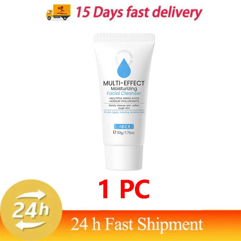 Facial Cleanser Deep Cleansing Foam Remove Dark Spots Acne Mark Pores Refining Blackheads Oil Control Face Wash Scrub Face Gel