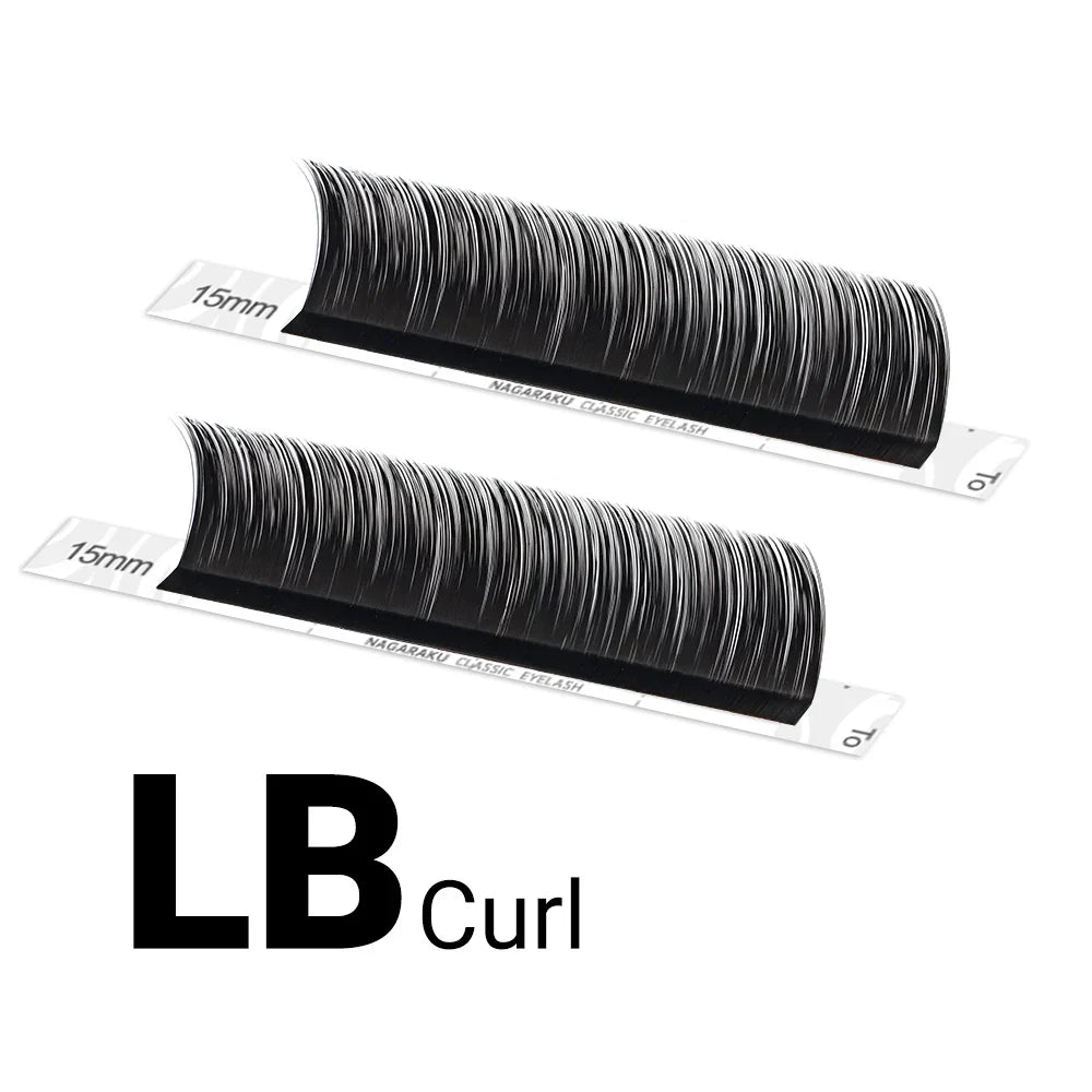 NAGARAKU Eyelash Extensions N M L LB LC LD Curl Mink Eyelash Individual Makeup False Lashes Magnetic Eyelashes