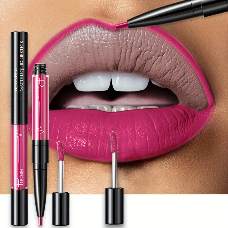 Ultra-Precise Waterproof Lip Liner - Lip Liners with High Pigment, Smooth, Sweatproof, Long-Lasting Wear for Perfect Lip Contour