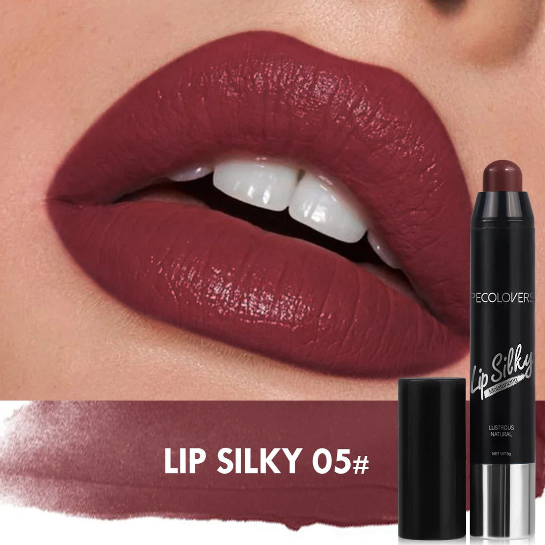 Matte Lipstick Pencil Waterproof Long Lasting Non-Stick Cup Lip Stain Tint Cosmetic Nude Lipstick Pen Makeup Maquillage