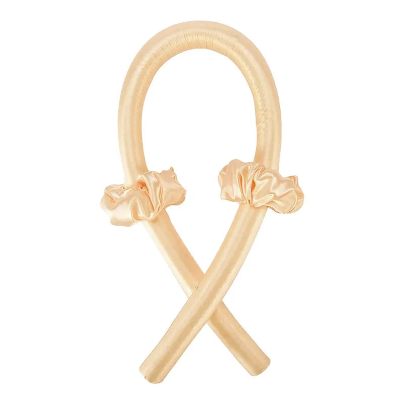 Heatless Curling Rod Headband Ribbon Silk Hairwear Curlers Lazy Curling No Heat Sleeping Soft Curler for Girl Woman Styling Tool