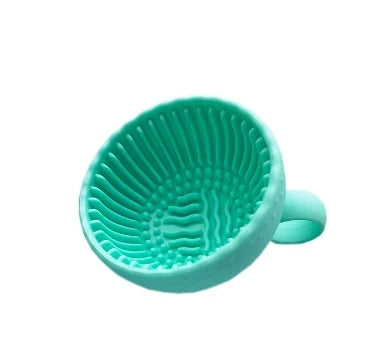 New Quick Clean Makeup Brush Cleaner - Premium Silicone Scrubber & Non-slip Bowl - Effortless Deep Cleaning for All Facial