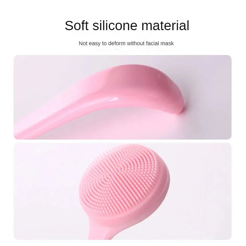 Soft Silicone Face Cleaning Brush Remove Makeup Blackhead Remover Portable Beauty Tools Facial Cleansing Brushes Beauty