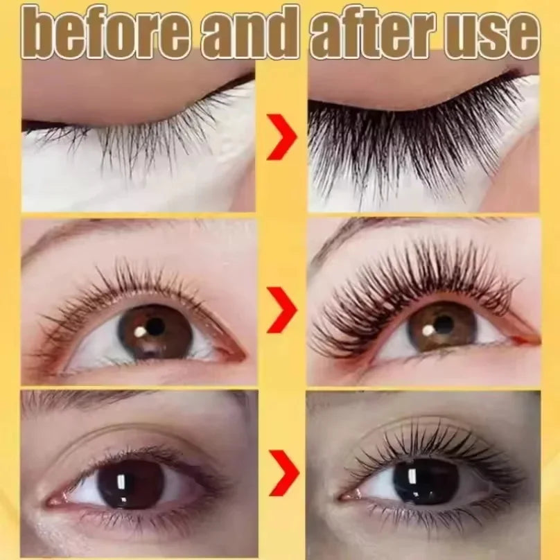 Fast Eyelash Growth Serum 7 Days Natural Eyelash Enhancer Longer Fuller Thicker Curling Lash Treatment Eye Care Products Makeup