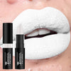 Punk Dark Wine Red Lipsticks Waterproof Easy To Color Makeup Sexy Red Lipstick Matte White Black Lip Gloss Facial Body Painting