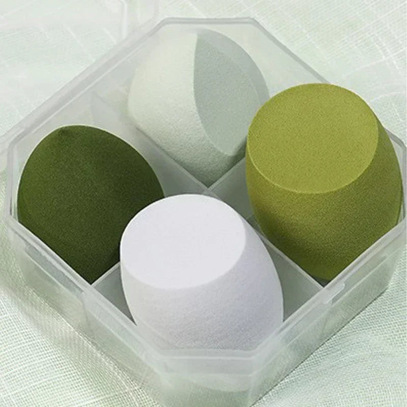 4Pcs Make Up Accessories Beauty Egg Cosmetic Puff Powder Foundation Sponges Puff Women Beauty Tools Makeup Sponge Blender