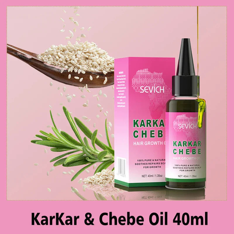 100% Pure Natural Karkar Chebe Oil Batana Butter Hair Growth Oil Rosemary Repair Damaged Hair Treatment Oil Anti-Hair Loss Care