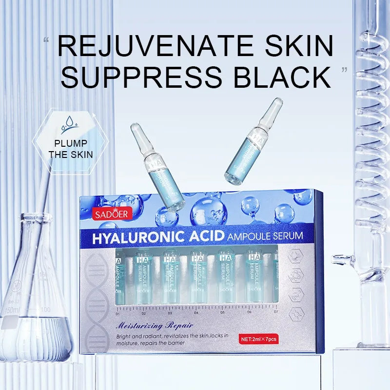 Vitamin C Face Whitening Serum Dark Spots Freckles Removal Hyaluronic Pore Minimizer Anti Aging Wrinkle Remove Golder Essence