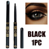 2Pcs Waterproof Black Brown Eyeliner Pencils-Smudge-Proof, Long-Lasting &Beginner-Friendly Smooth High Pigmented Punk Eye Makeup