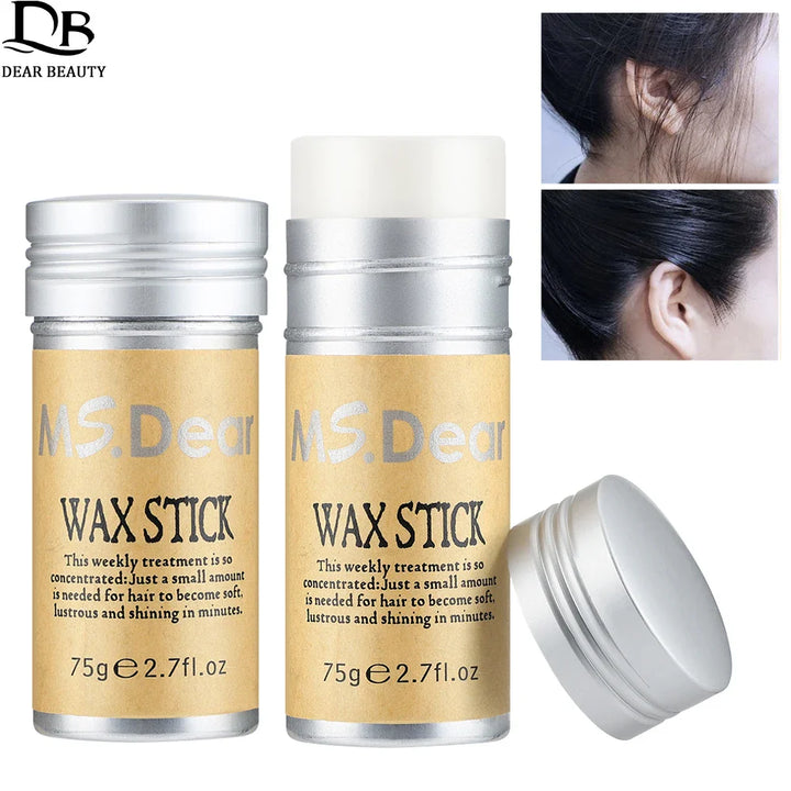 1-3PCS Professional Hair Wax Stick For Wigs Women Men Fixed Fluffy Smooth Broken Hair Artifact Styling Appliances Hair Gel Cream