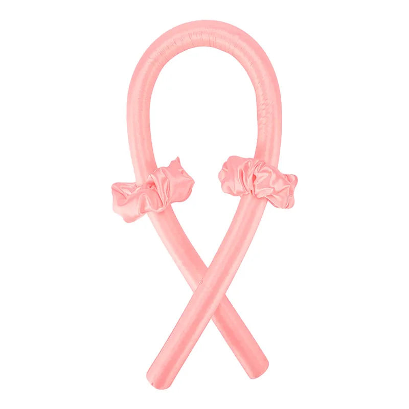Heatless Curling Rod Headband Ribbon Silk Hairwear Curlers Lazy Curling No Heat Sleeping Soft Curler for Girl Woman Styling Tool