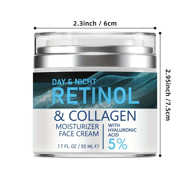 ENVISHA Face Skin Care Retinol Collagen Cream Anti-aging Wrinkle Deep Hydration Moisturizing Skin Health Whitening Exfoliation