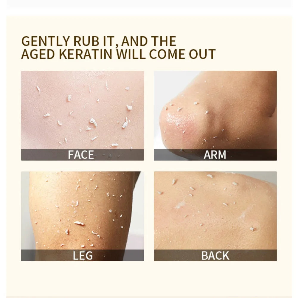 Orange Enzyme Exfoliating Gel, Cleansing Face Dead Skin Body Rub Mud Treasure facial cleanser