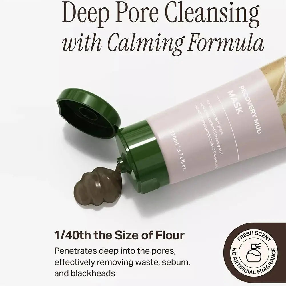 Facial Mask Clay Mud Masks recovery Mud Cleanser Moisturizing Removal Blackhead Whitening Face Mask Mud Skin Care