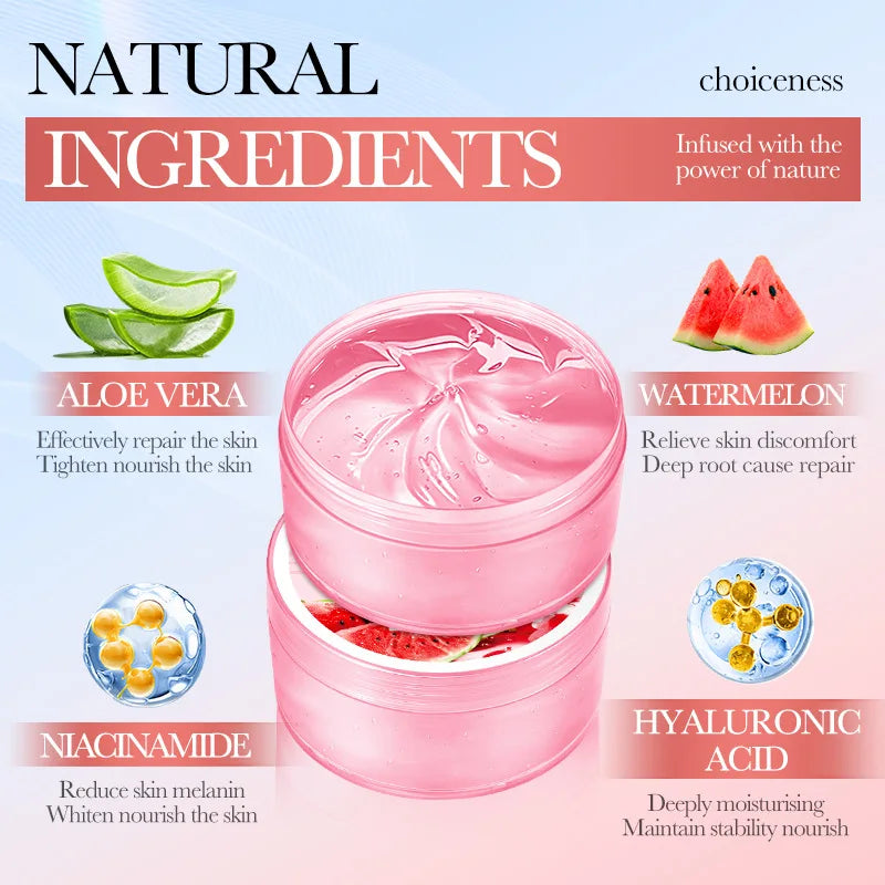 SADOER Nicotinamide Watermelon Aloe Vera Gel Creams Moisturizing Brightening Hydrating Face Cream Facial Skin Care Products