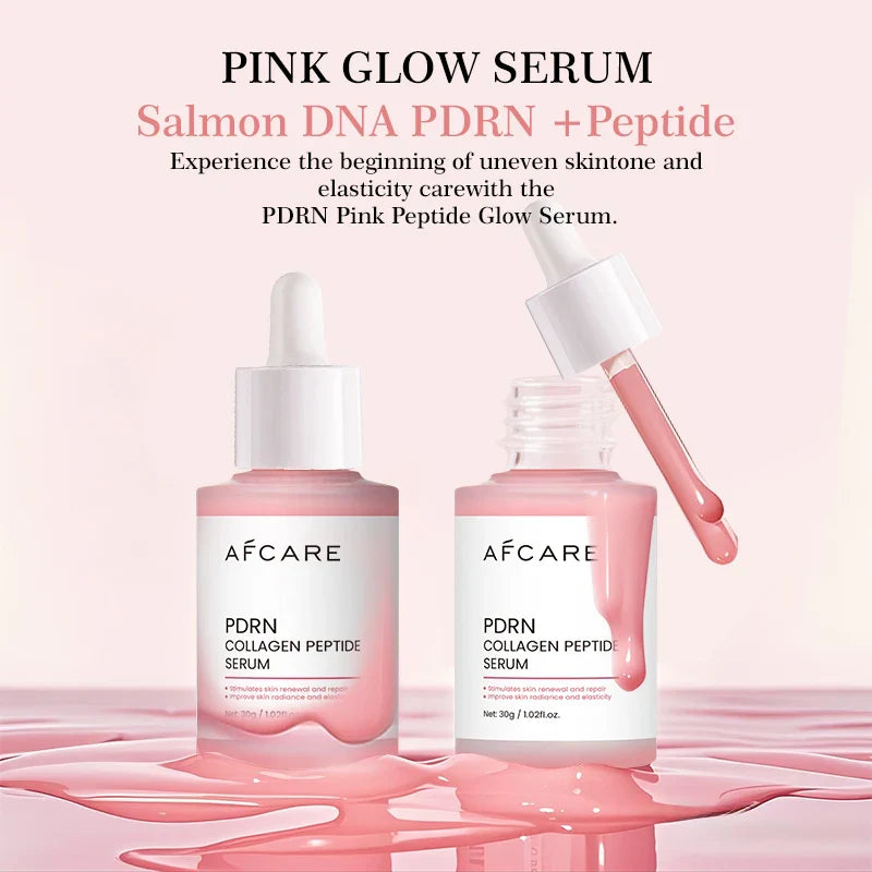 Collagen Peptide Facial Serum Targets Dull Skin Boosts Skin Elasticity Stimulates Skin Renewal Repair Salmon PDRN KOREAN Product