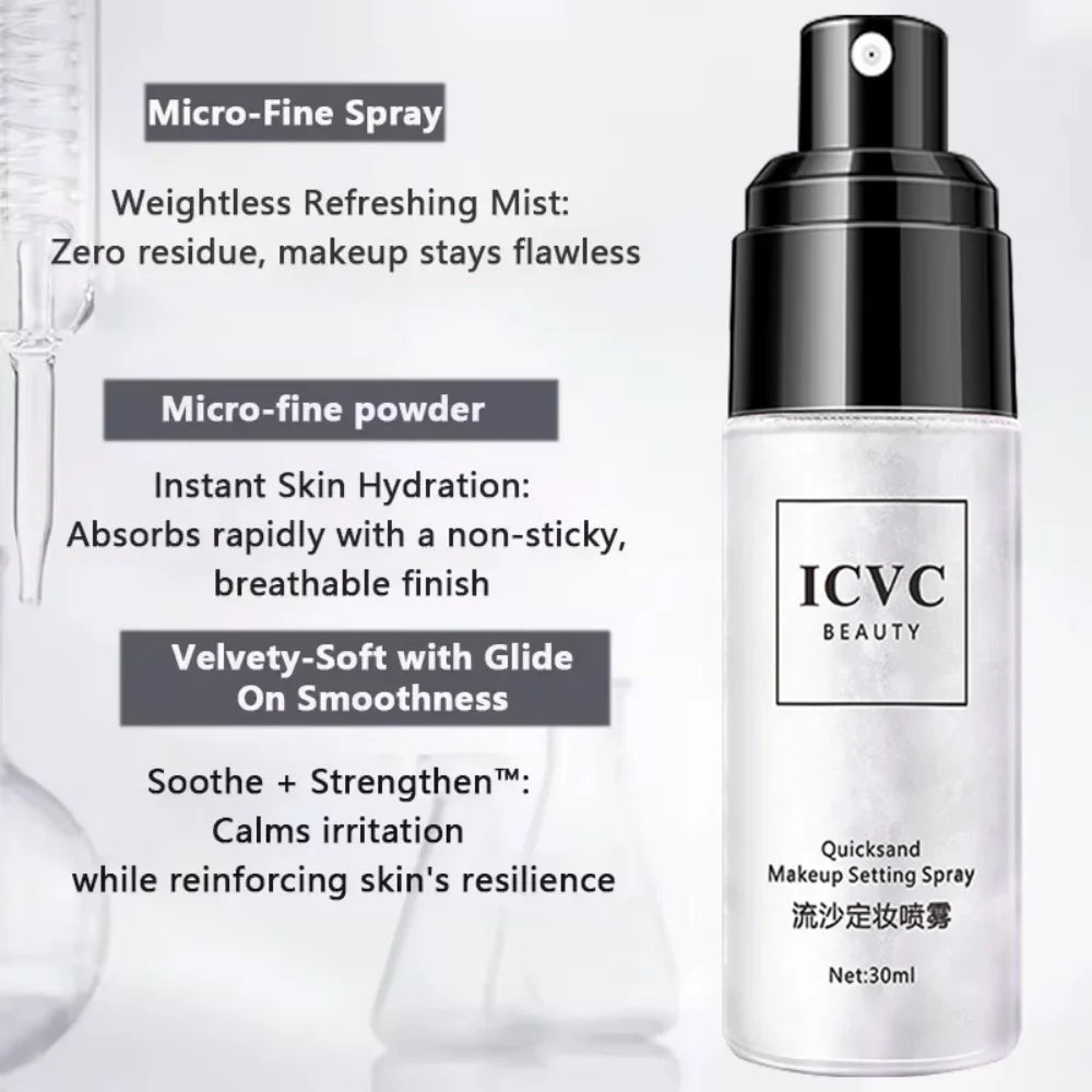 30ml Makeup Fixer Spray Waterproof Sweatproof Long Lasting Oil Control Hydrating Makeup Fixing Setting Spray Cosmetics New